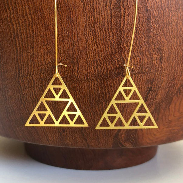 Mauna Kea Brass Earrings