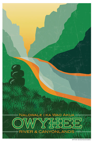 Owyhee River and Canyonlands Print - 12"x18"