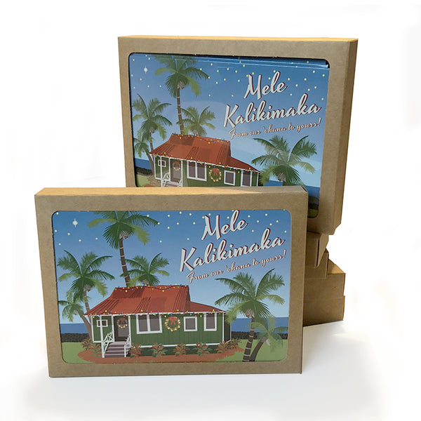 Home in Hawai`i Holiday Card Set of 10